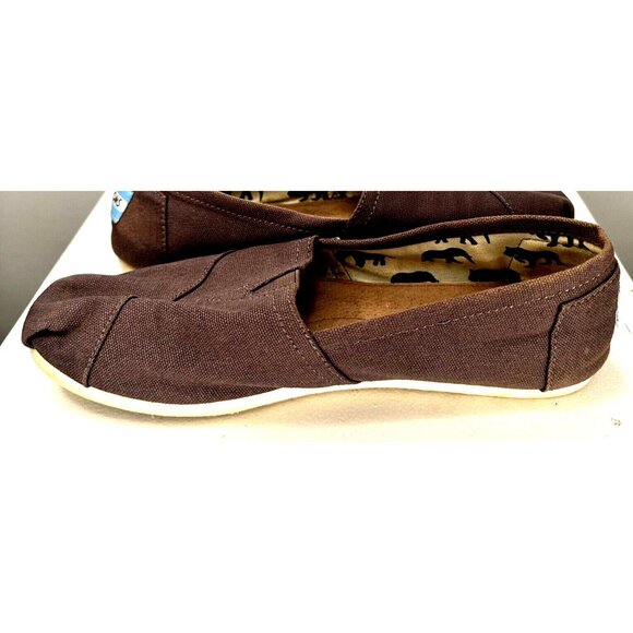 TOMS Womens Shoes Alpargata Slip On Original Canvas Classics Casual Gray 7.5 - Picture 6 of 13
